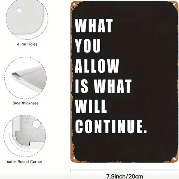 Quote Aluminum Sign - Picture 2 of 3